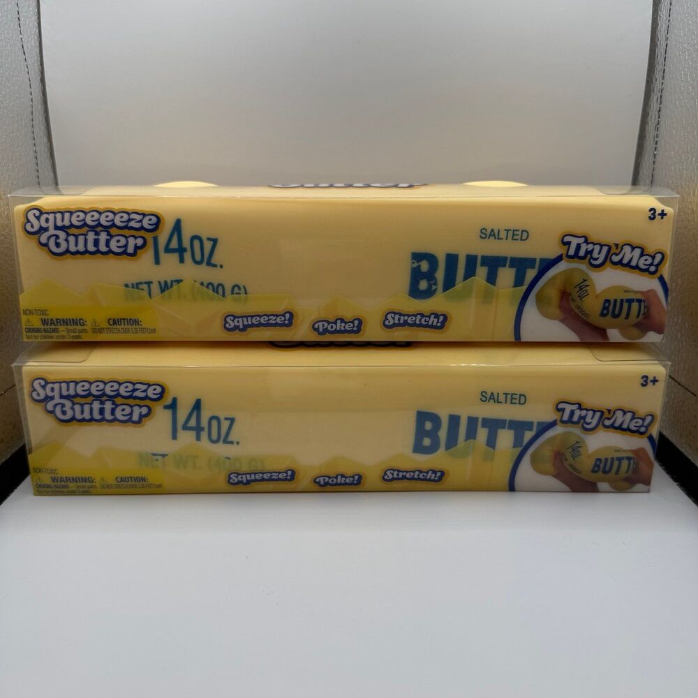 Sunny Days - Squeeeeze Butter *Authentic* Viral Sensory Squishy Toy (Set of 2)